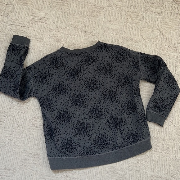 Boden Star Velvet Gray Sweatshirt Arabella Crew Neck, Size Small, EUC - Picture 9 of 16